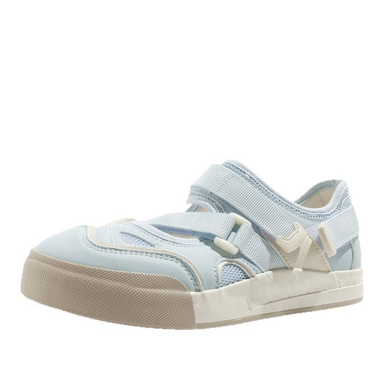 Damen Sneakers mit praktischem Klettverschluss und atmungsaktiver Oberflächenstruktur EB