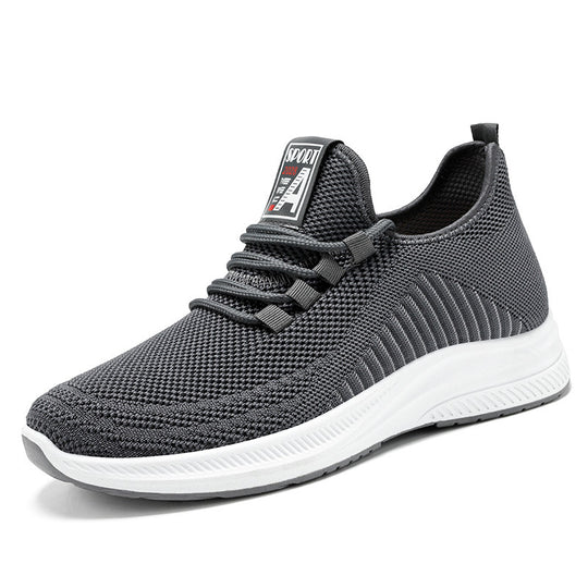Damen Sportliche Lace-Up Sneakers mit atmungsaktivem Mesh-Obermaterial EB