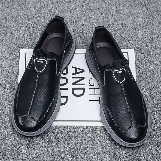 Herren Komfortable Slip-On Freizeitschuhe mit atmungsaktiver Mesh-Oberfläche EB
