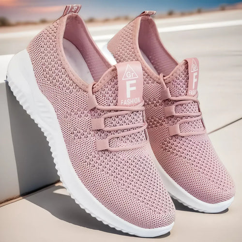 Damen atmungsaktive Sneaker in modischem Design EB