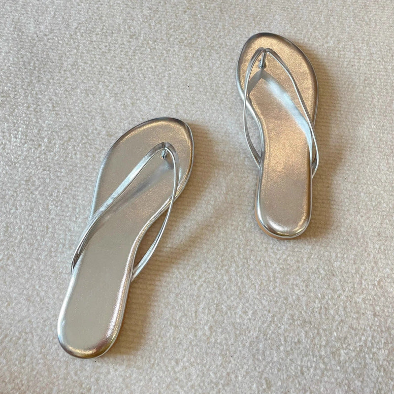 Damen Flip-Flops mit rutschfester Sohle und stylischem Riemendesign EB