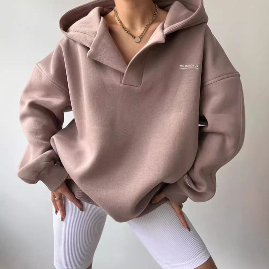 Damen Oversized Kapuzenpullover EB