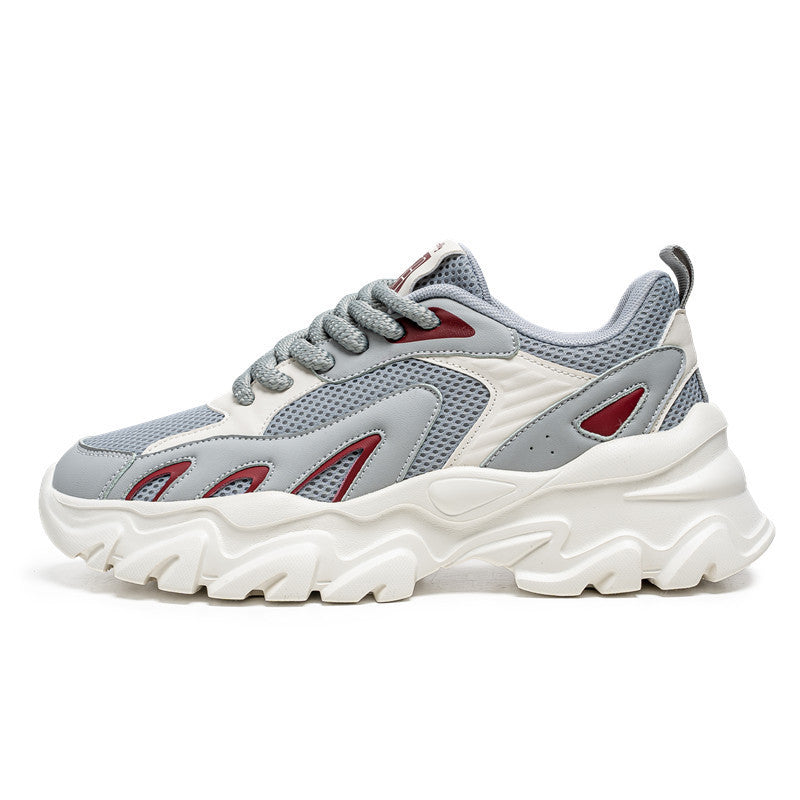 Damen Sportliche Chunky Sneakers mit atmungsaktiver Oberflächenstruktur EB