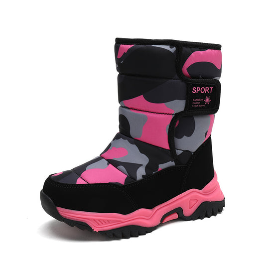Damen warme und gefütterte Winterstiefel EB