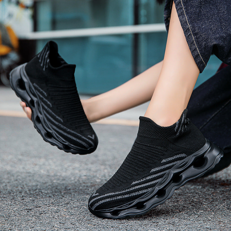 Damen Sportliche Knit Sneakers mit ergonomischer Dämpfungstechnologie EB