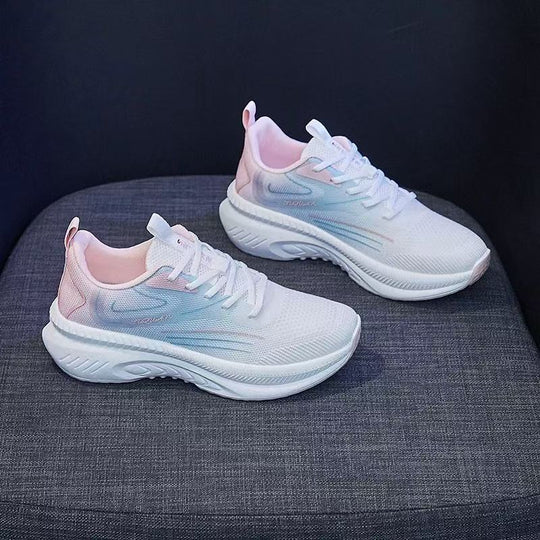 Damen Atmungsaktive Laufschuhe mit stoßdämpfender Sohle EB