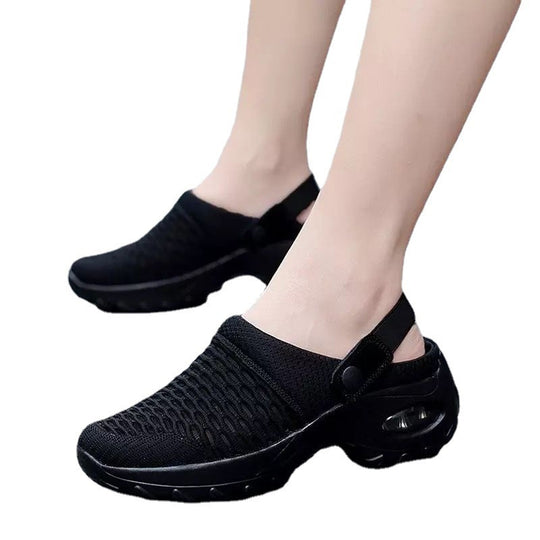 Unisex Atmungsaktive Mesh-Clogs mit verstellbarem Fersenriemen und rutschfester Sohle EB