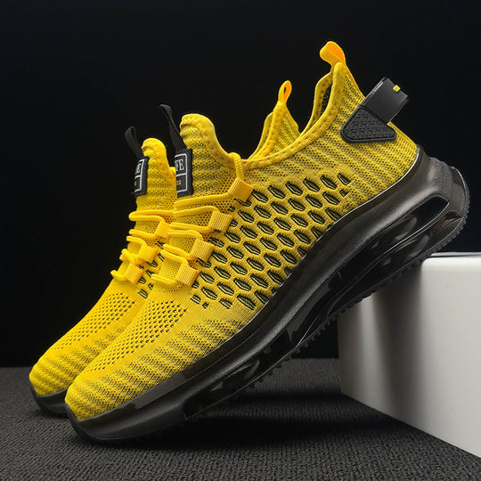 Damen Sportliche luftige Sneakers mit dämpfender Sohle EB