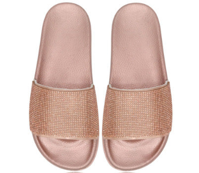 Damen Komfortable Freizeit-Sandalen mit funkelndem Riemen EB
