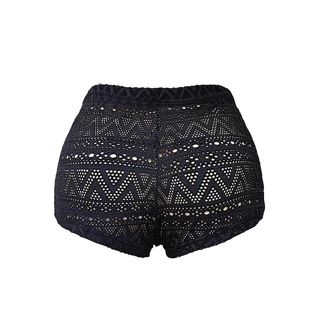 Damen gehäkelte Strandshorts EB
