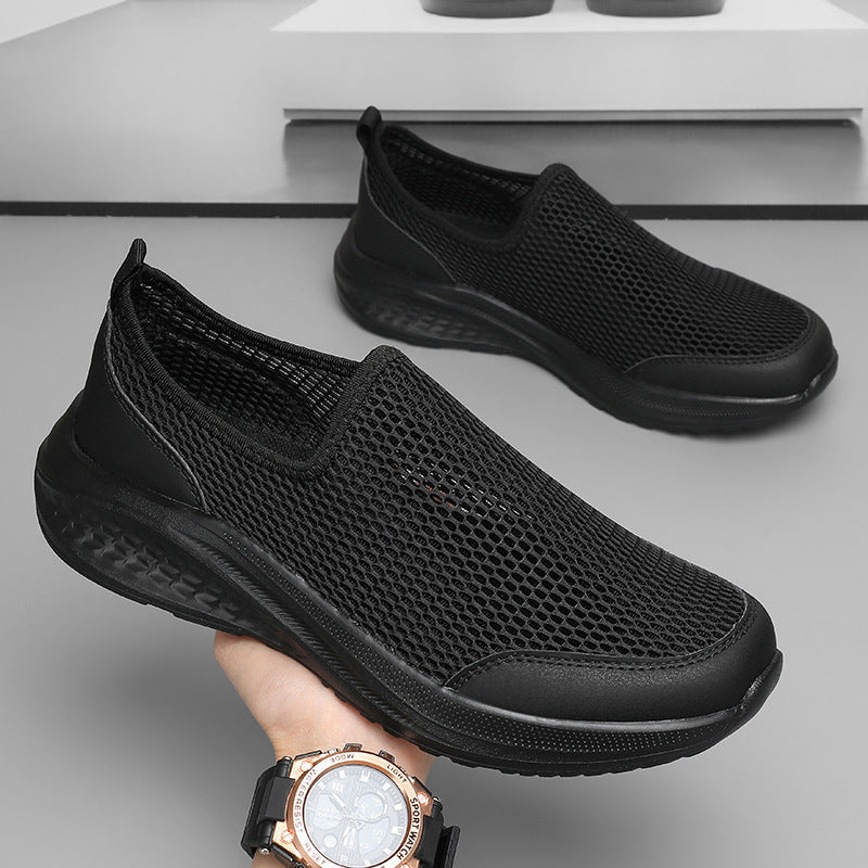 Damen Atmungsaktive Knit Slip-On Sneakers EB