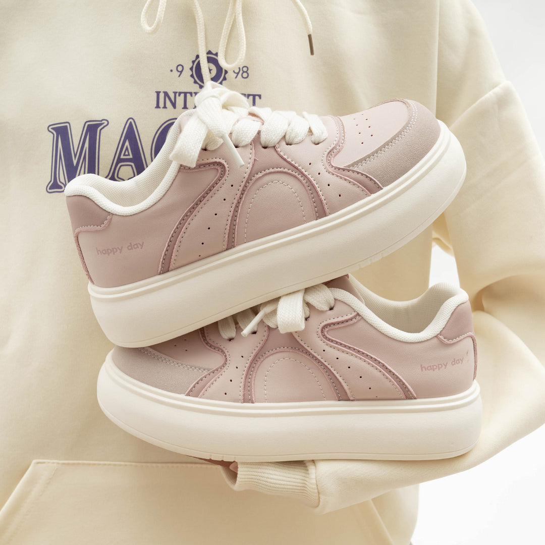 Damen Modische Sneakers mit lässigem Design und atmungsaktiver Oberflächentechnologie EB