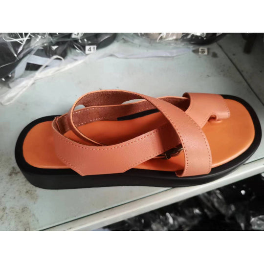 Damen komfortable Riemensandalen mit verstellbarem Riemendesign und ergonomischer Sohle EB