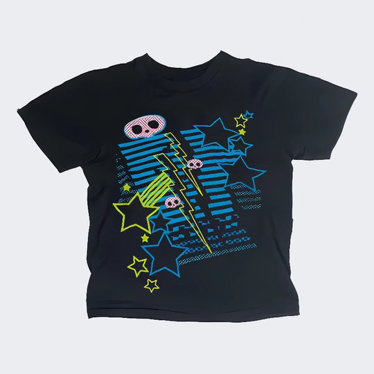 Damen T-Shirt mit lebhaftem Grafiken und einzigartigem Design EB