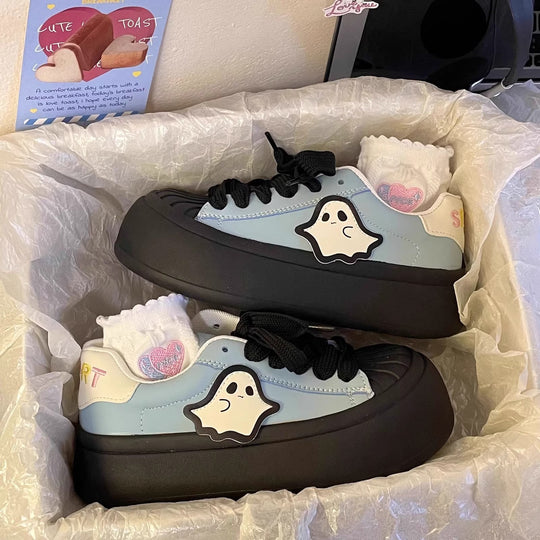 Damen Verspielte Sneakers mit einzigartigem Design und dicker Sohle EB