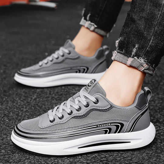 Damen Sportliche Sneakers mit atmungsaktiver Mesh-Oberfläche und stabiler Laufsohle EB