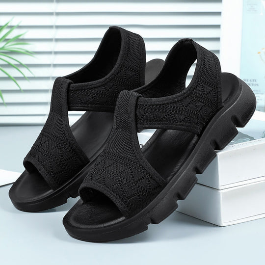 Damen Komfortriemensandalen mit atmungsaktivem Obermaterial EB
