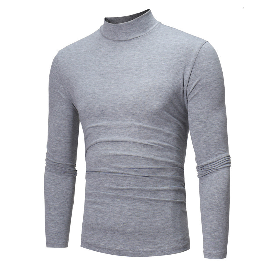 Herren Rollkragenpullover aus weichem Jersey EB