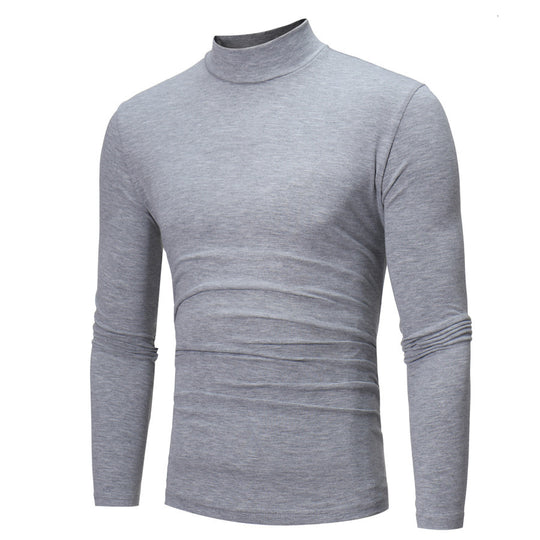 Herren Rollkragenpullover aus weichem Jersey EB