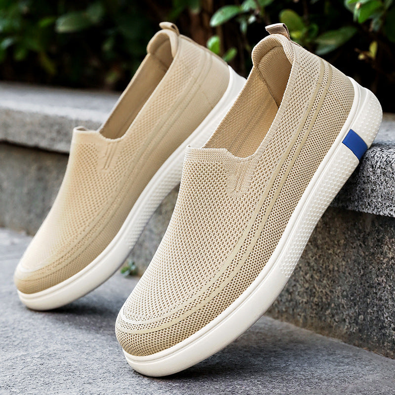 Damen Freizeit Sneakers mit atmungsaktivem Mesh-Obermaterial und rutschfester Sohle EB