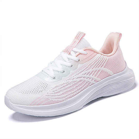 Damen Atmungsaktive Sport-Sneakers mit rutschfester Sohle und dämpfendem Fußbett EB