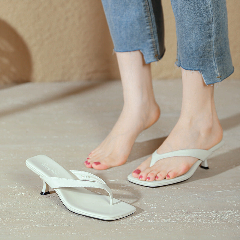 Damen elegante Plateau-Sandaletten mit modischem Riemen EB