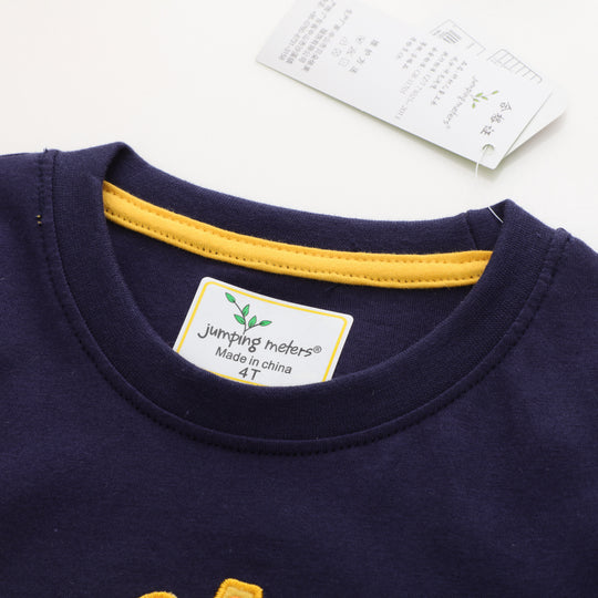 Jungen T-Shirt mit buntem Baustellenfahrzeug-Design EB