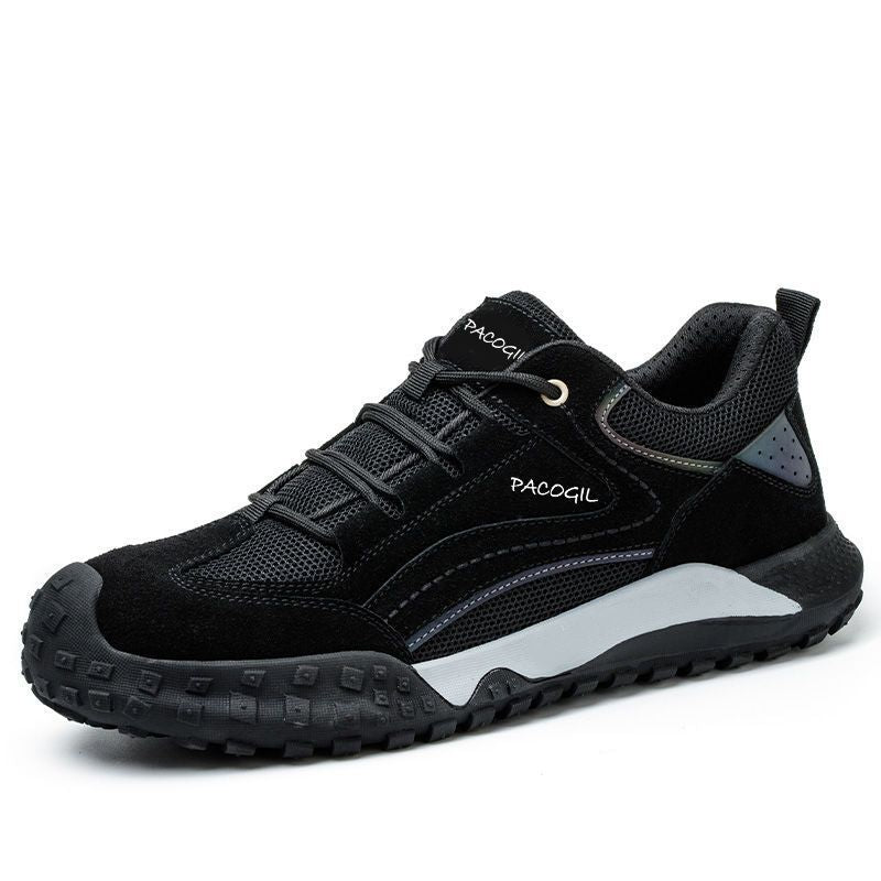 Herren Sportliche Wanderschuhe mit rutschfester Sohle und atmungsaktivem Obermaterial EB