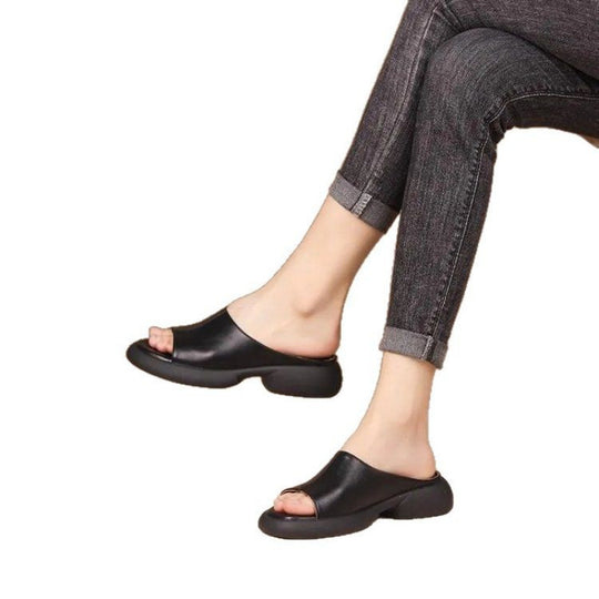 Damen Komfortable Mules mit elegantem Schnitt und rutschfester Sohle EB