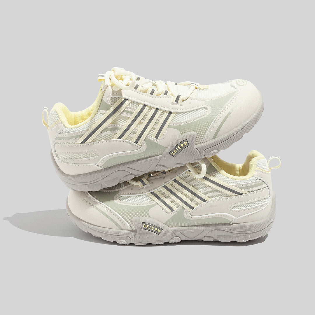 Damen Sportliche Lauf- und Freizeitschuhe mit atmungsaktiven Einsätzen und rutschfester Sohle EB
