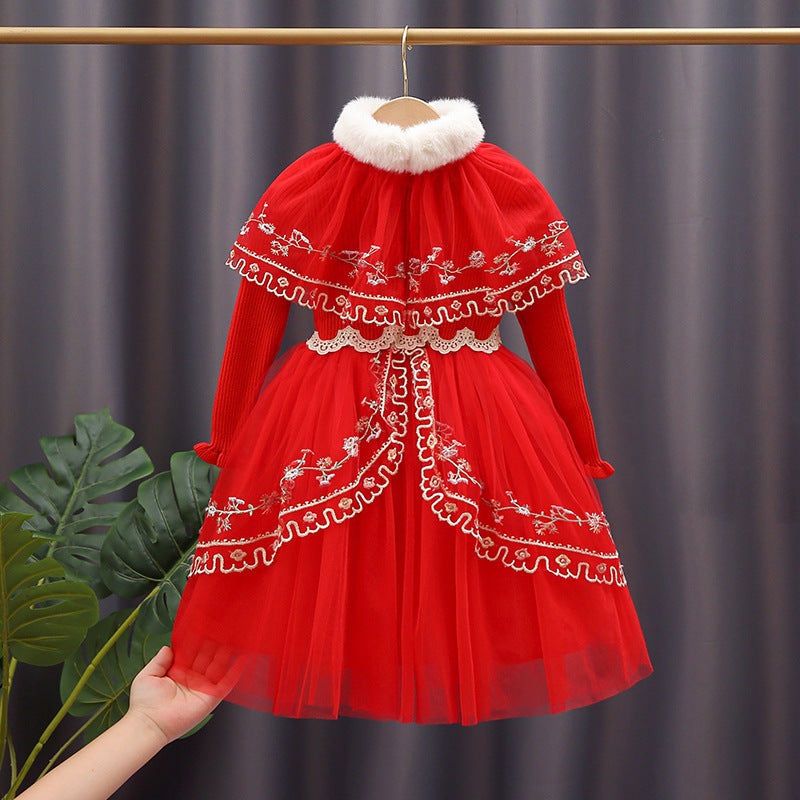 Damen Spitzenbesetztes Festkleid EB