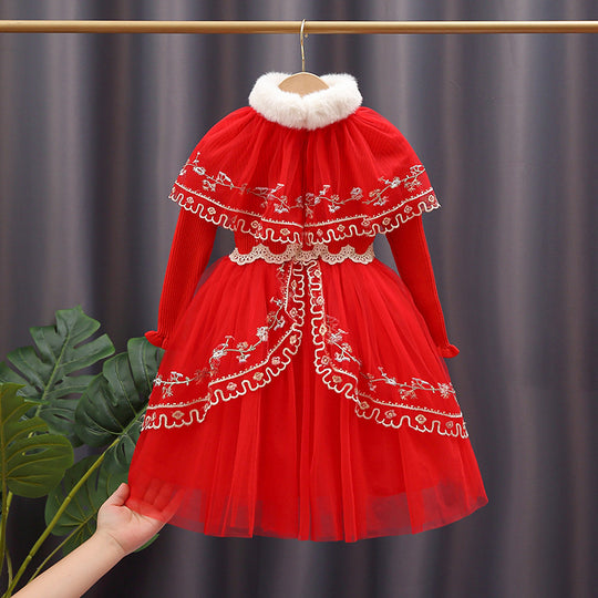 Damen Spitzenbesetztes Festkleid EB