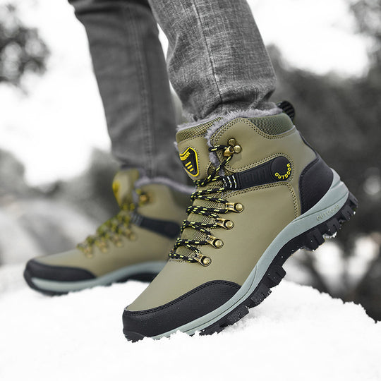 Damen robuster Winterstiefel mit Futter und rutschfester Sohle EB
