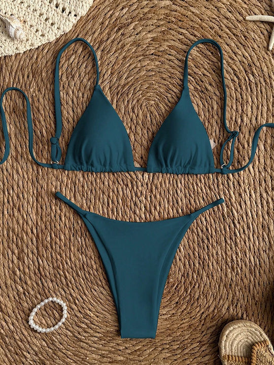 Damen Tie-Dye Triangel-Bikini EB