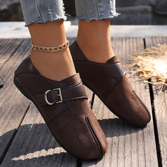 Damen bequeme Clogs mit trendigem Riemendesign und komfortabler Fußbettung EB