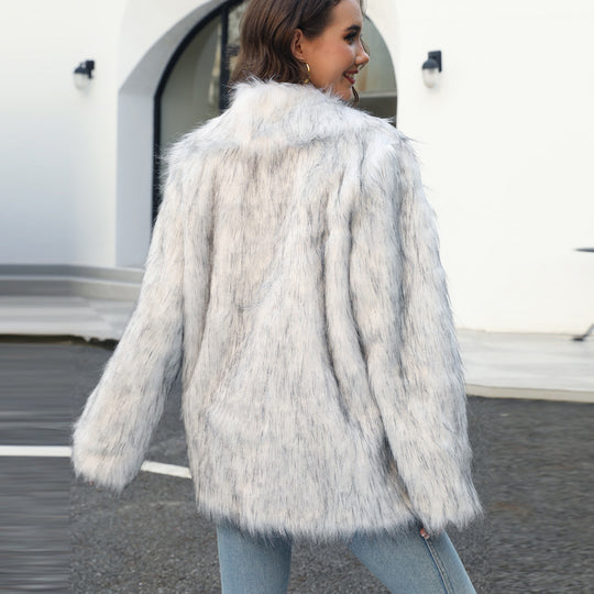 Damen Kunstpelzjacke EB