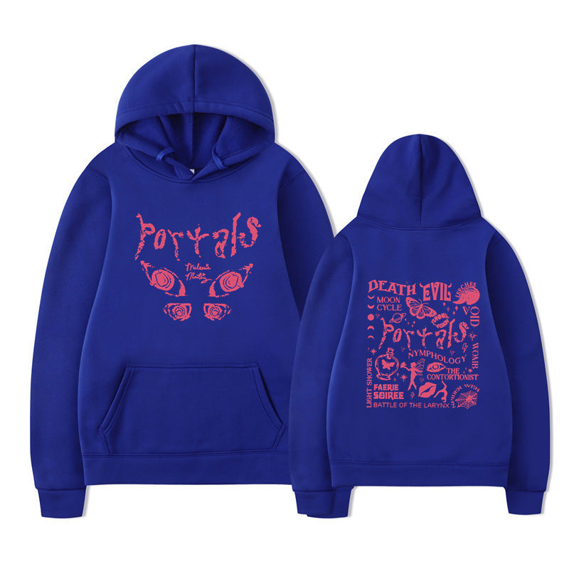 Damen Kapuzenpullover mit kreativem Motiv und bequemer Passform EB