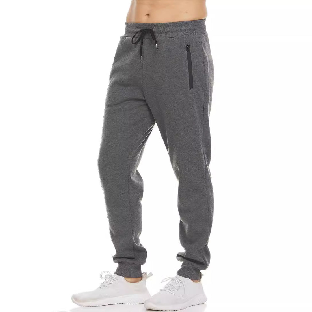 Damen nan tapered Jogginghose mit elastischem Komfortbund, wasserabweisender Reißverschlusstasche und geripptem Knöchelabschluss EB