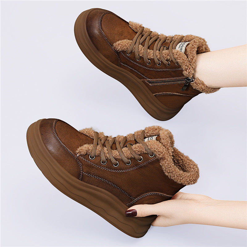 Damen Winterliche Stiefel mit kuscheligem Innenfutter und rutschfester Sohle EB