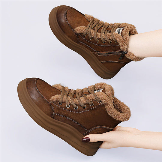Damen Winterliche Stiefel mit kuscheligem Innenfutter und rutschfester Sohle EB