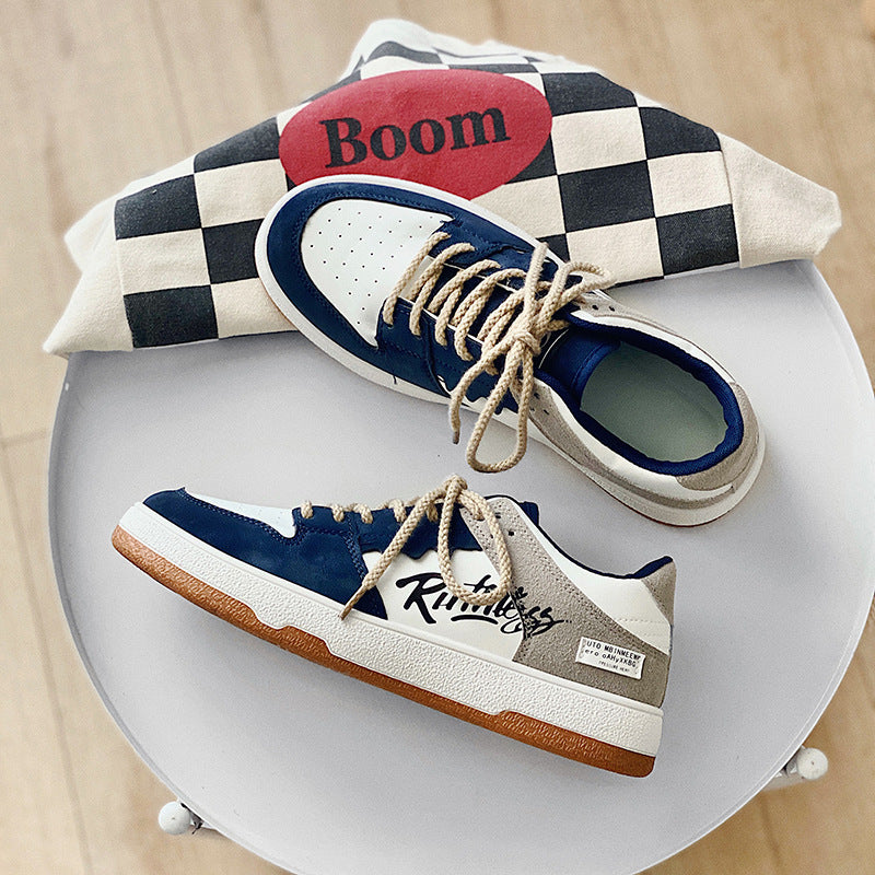 Damen Sneaker mit sportlichem Design und gepolstertem Kragen EB