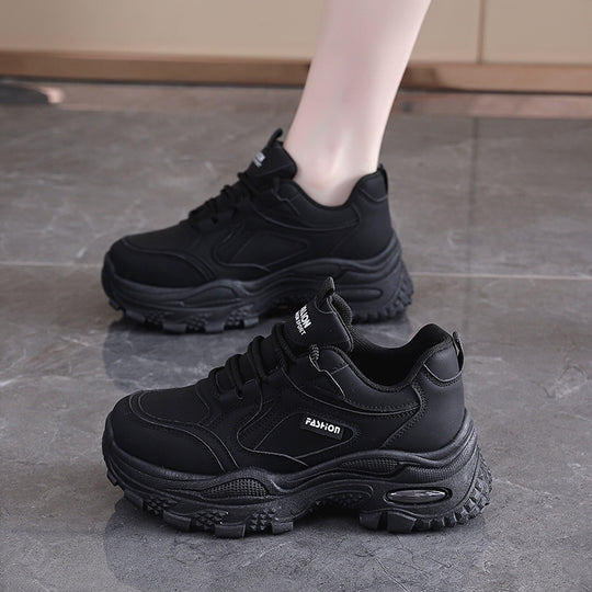 Damen Chunky Sneakers mit robuster Profilsohle und atmungsaktivem Obermaterial EB