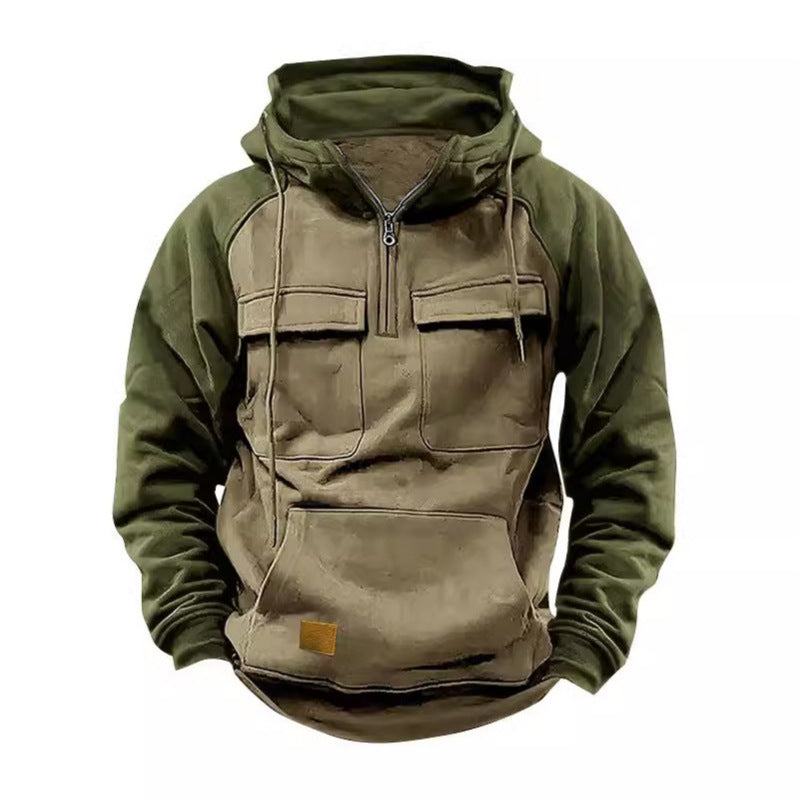Herren Funktioneller Hoodie mit praktischen Taschen und innovativem Design EB