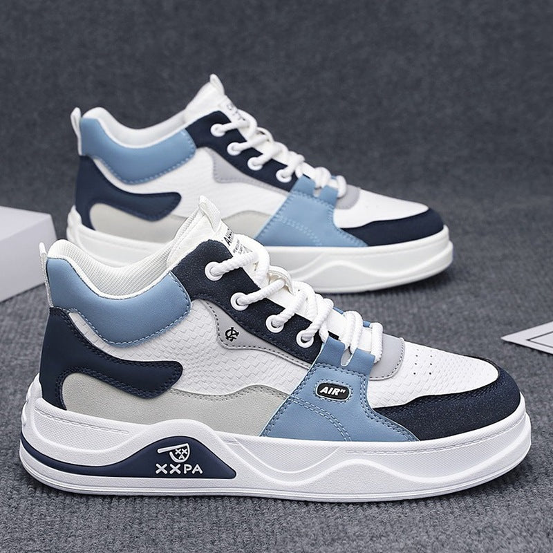 Damen Sportliche High-Top Sneakers mit stoßdämpfender Sohle und atmungsaktivem Obermaterial EB