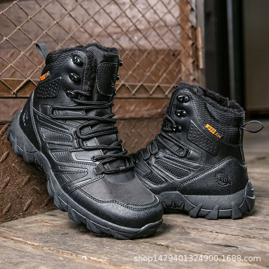 Damen Winterfestige Trekkingstiefel mit isolierendem Futter und rutschfester Sohle EB