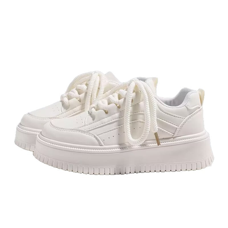Damen Sneakers mit innovativer Plattformsohle und atmungsaktivem Obermaterial EB