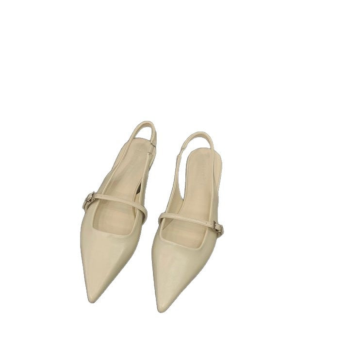 Damen Slingback Pumps mit eleganten Spitzen und zarten Riemchen EB