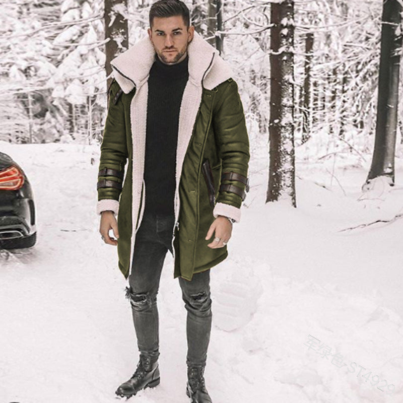 Herren Fliegerjacke mit luxuriösem Kunstfellfutter und modernen Akzenten EB