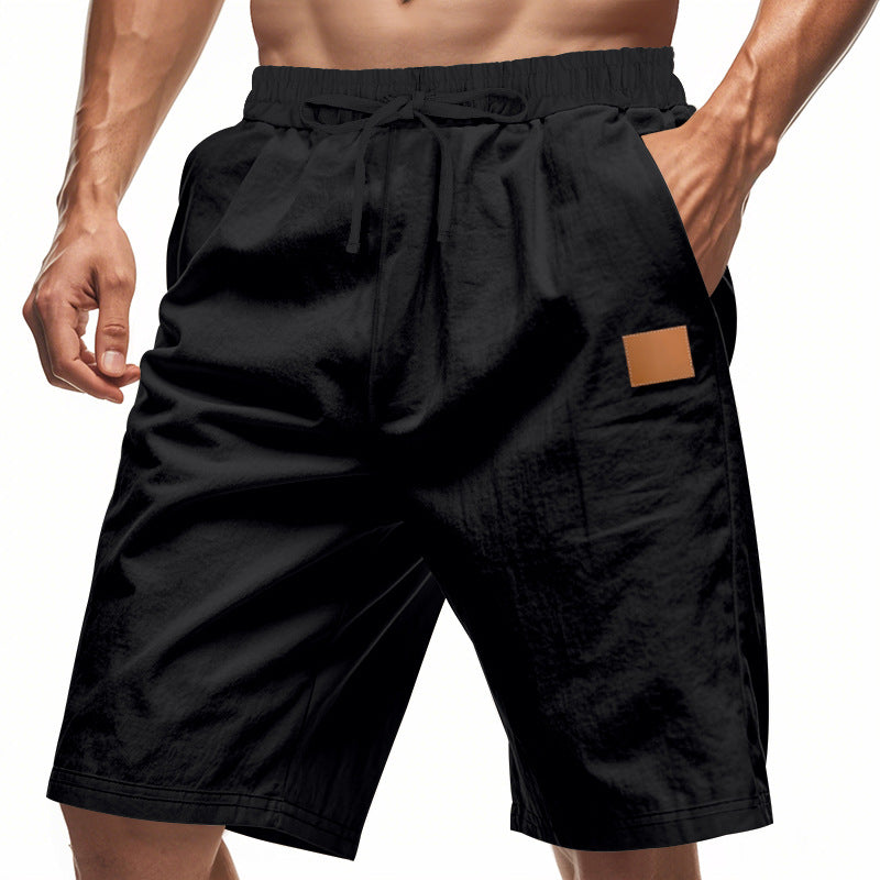 Herren lässige Shorts mit elastischem Bund und praktischen Taschen EB