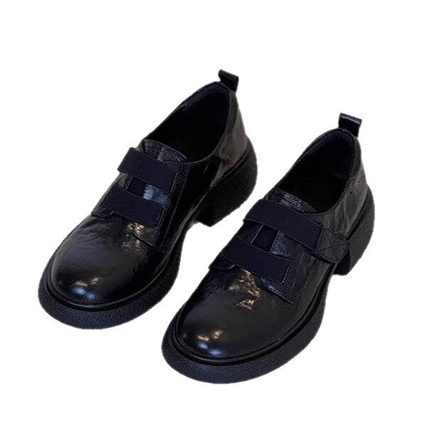 Damen bequeme Schnürschuhe mit elastischen Riemen EB